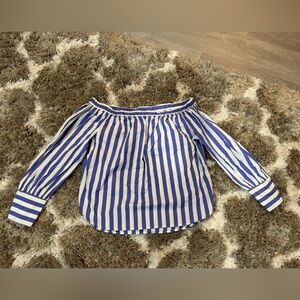 Jcrew over the shoulder top